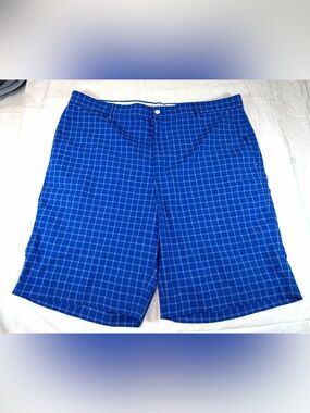 FootJoy Blue Windowpane Golf Shorts